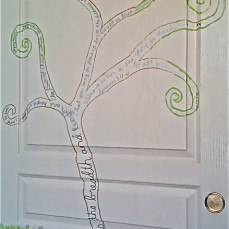 Closet Door Mural